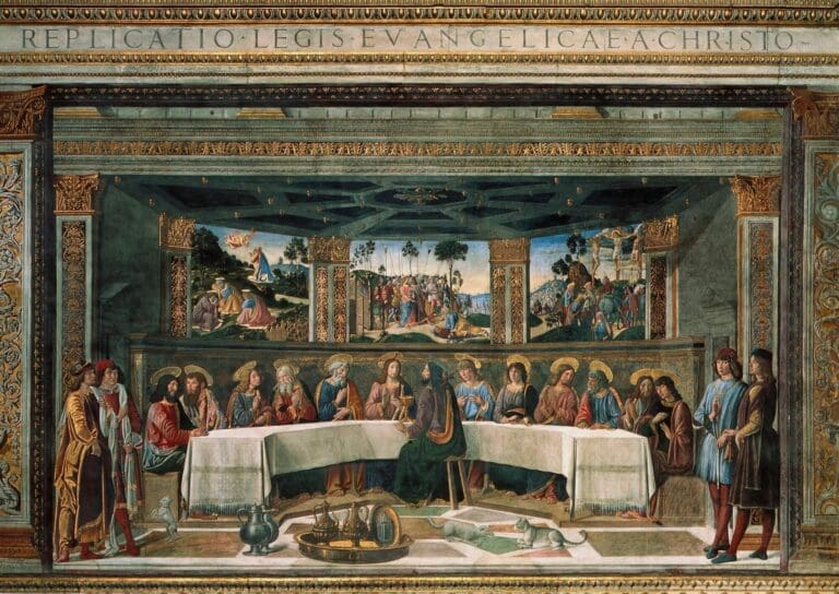 rosselli last supper sistine chapel