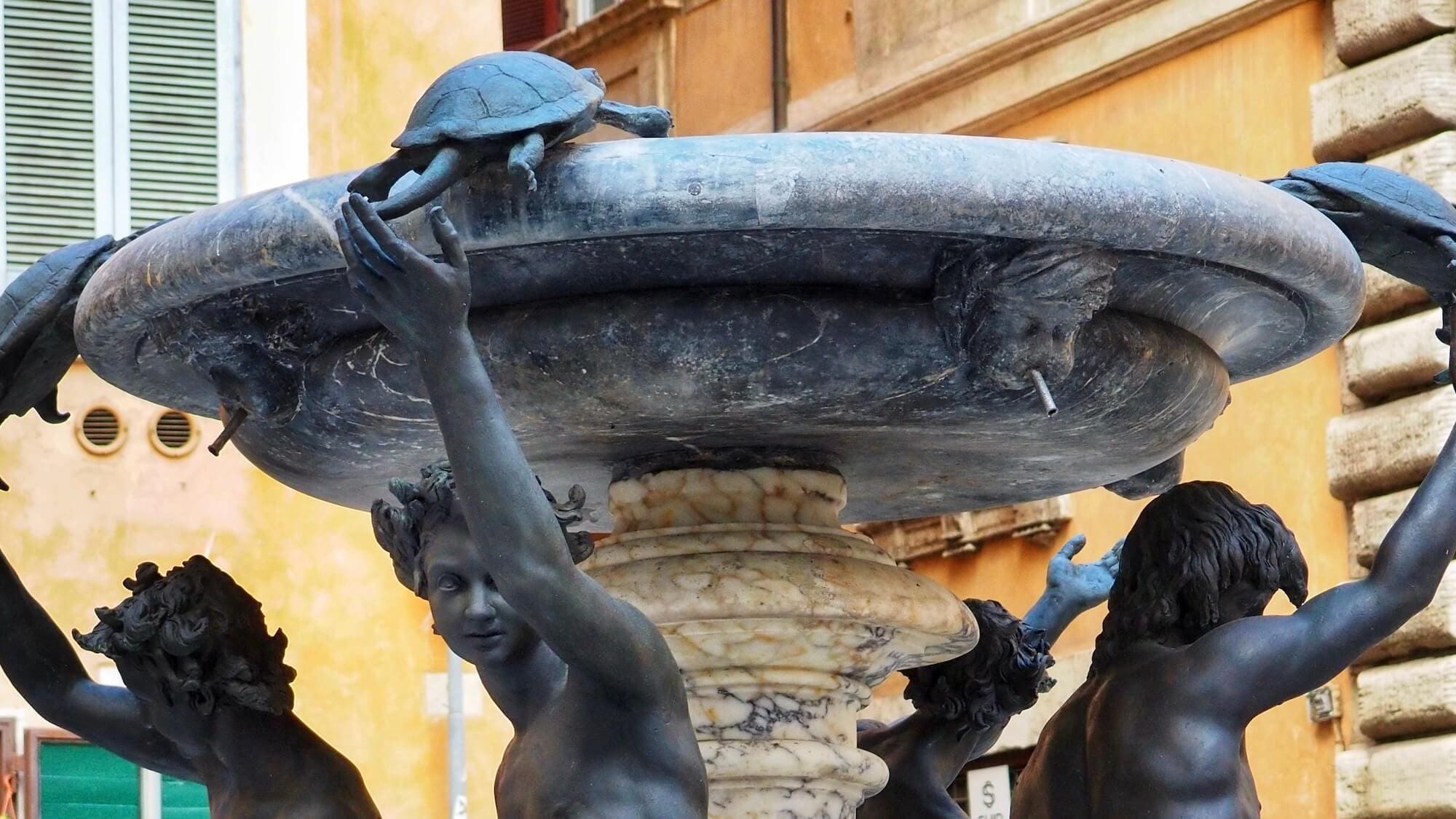 turtle fountain piazza mattei