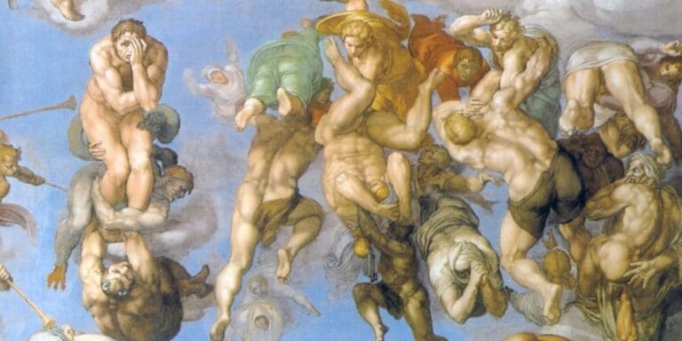last judgement fresco by michelangelo