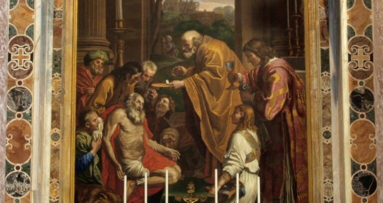 Domenichino, The Last Communion of St. Jerome, Vatican, 1614