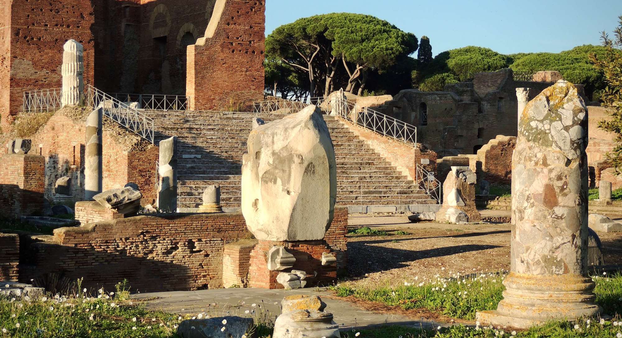 the capitol of ostia antica