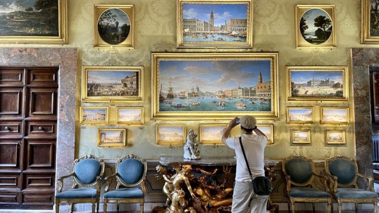 a view in palazzo colonna in rome