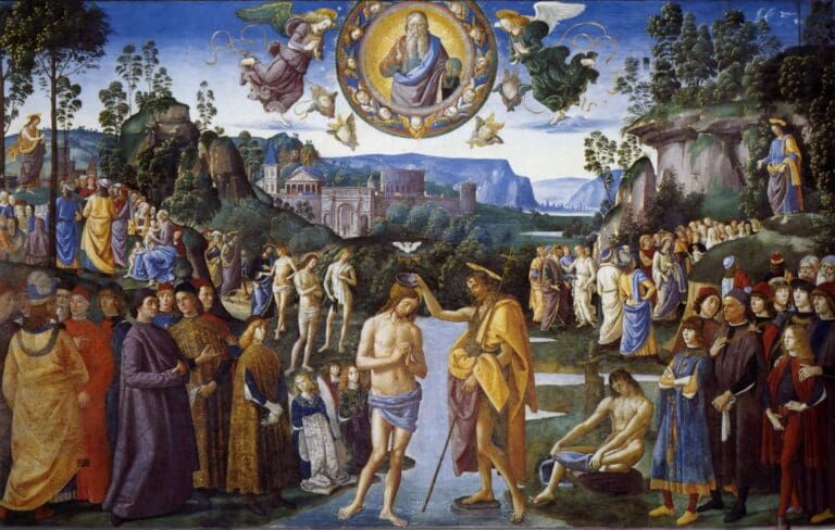 perugino_baptism_christ_sistine chapel