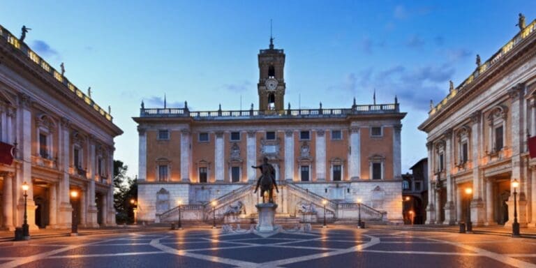 Capitoline Hill Piazza Campidoglio Michelangelo