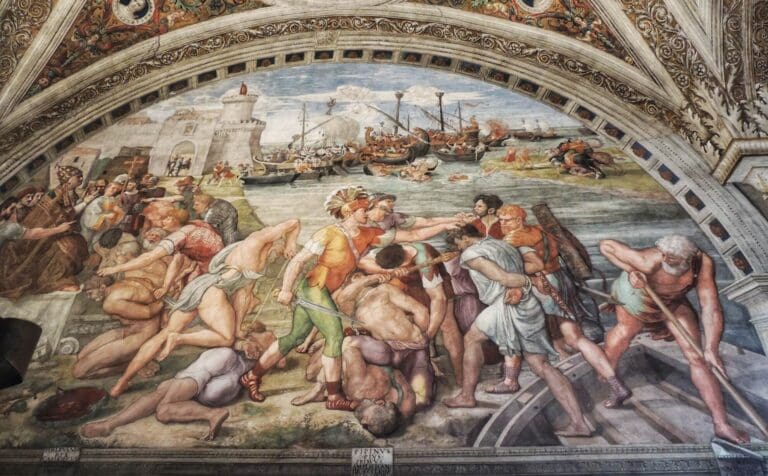 the battle of ostia raphael rooms
