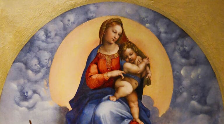 Raphael, Madonna of Foligno, 1511-12, pinacoteca