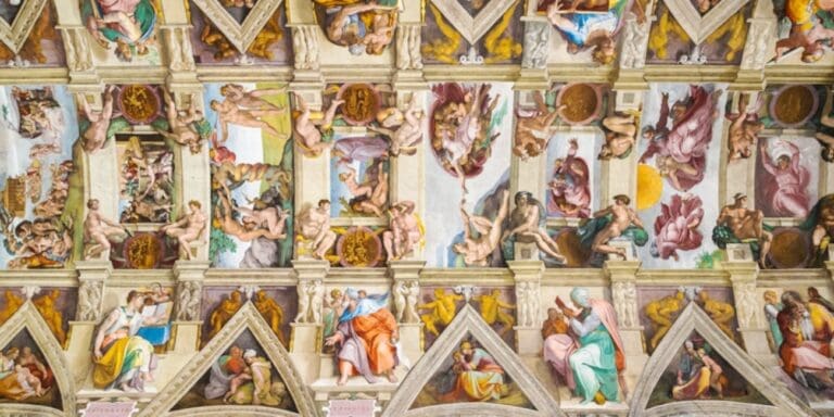 sistina chapel ceiling view