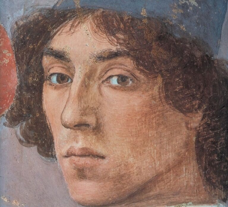 self porttrait of filippino lippi from the brancacci chapel in florence