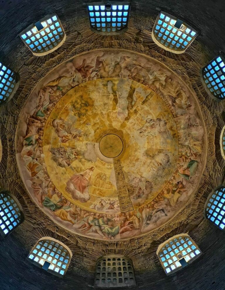 Dome decoration of santa constanza in rome