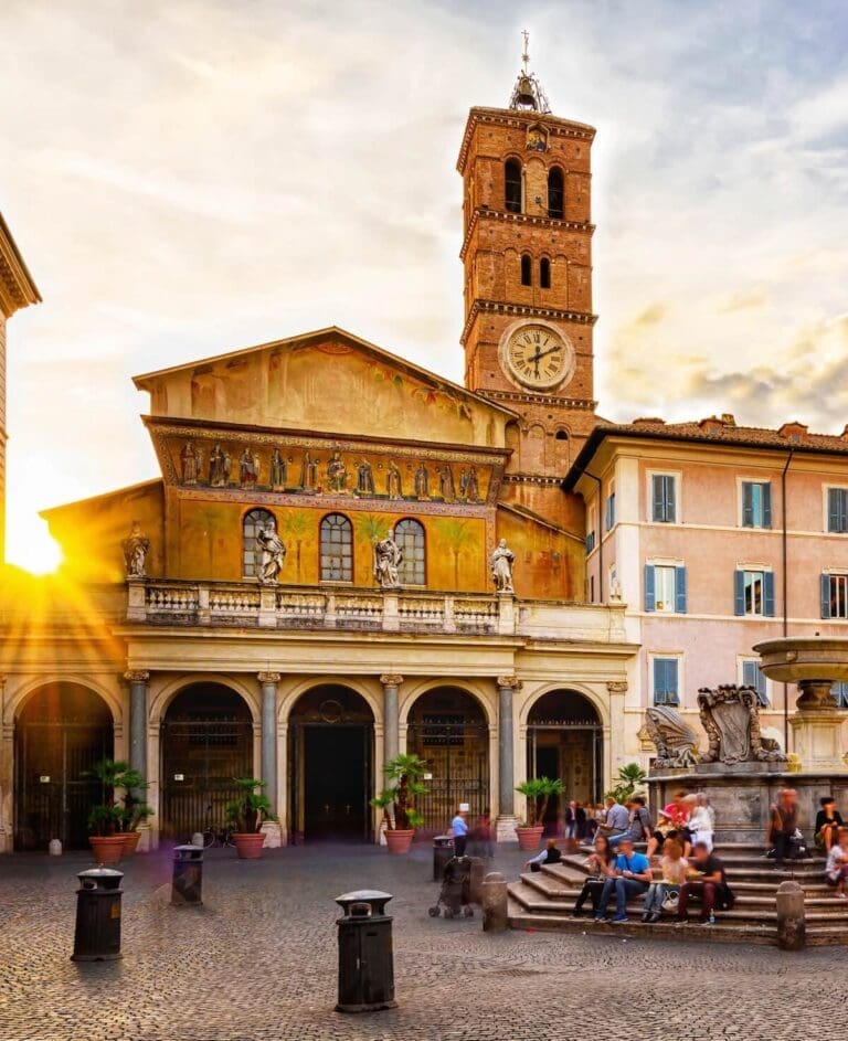santa maria in trastevere exterior