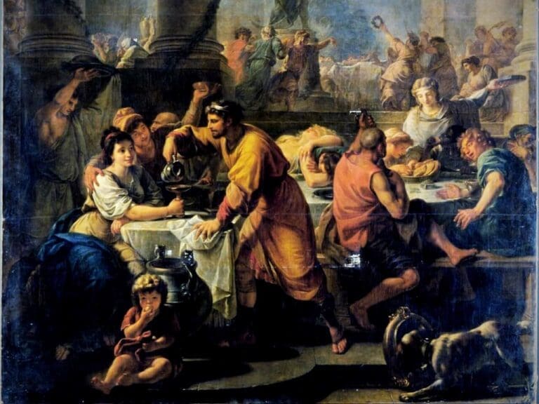 Painting of Saturnalia