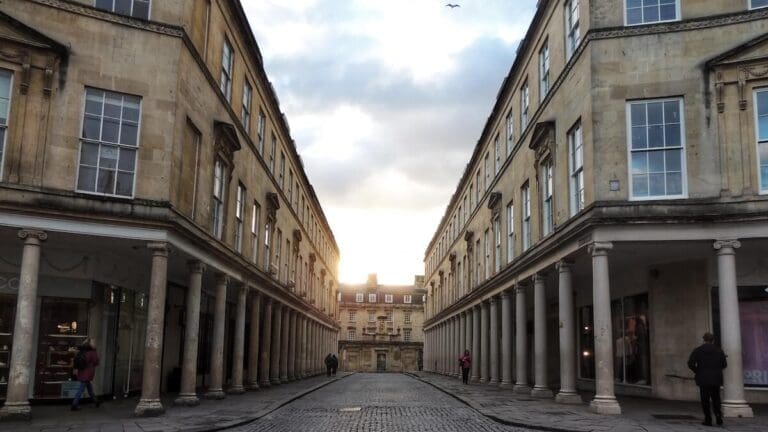 bath street in bridgerton