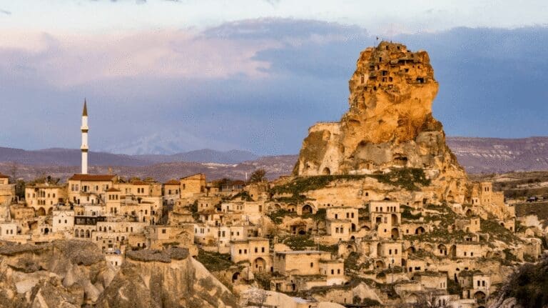 Ortahisar Castle in Cappadocia