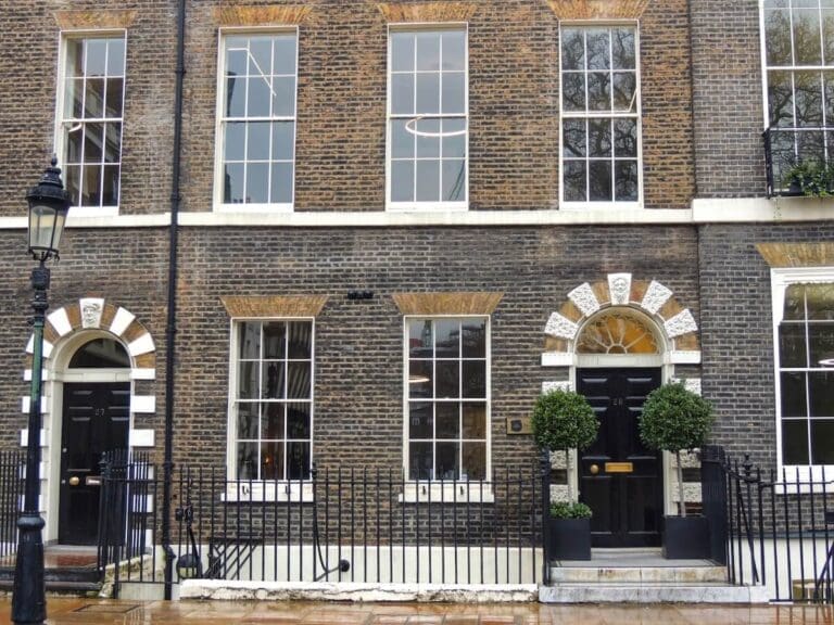 Admire a variety of architectural styles in bloomsbury in london