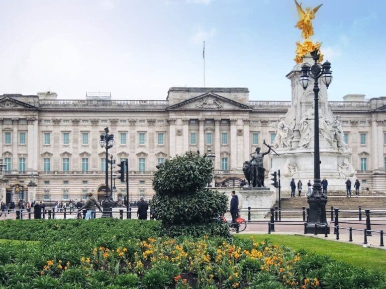 buckhingham palace is one of london's most iconic sites