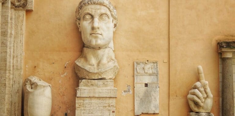 constantine statue in the capitoline museums