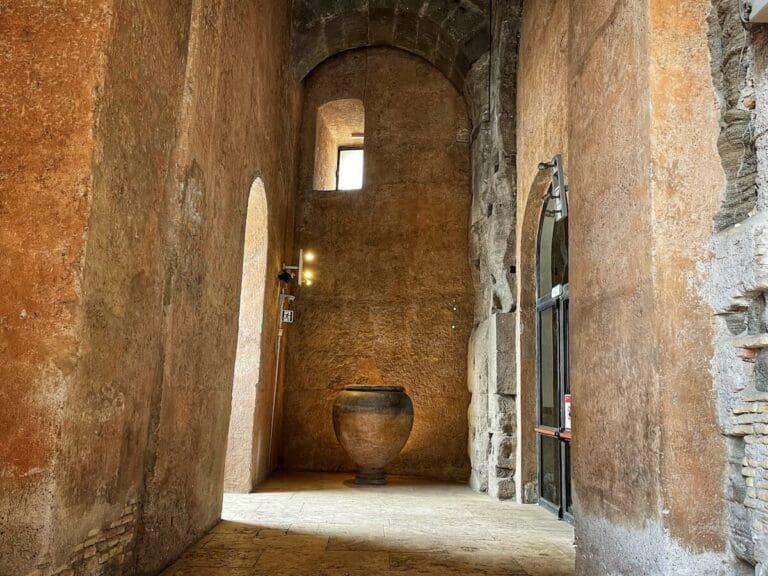 the tabularium in the capitoline museums