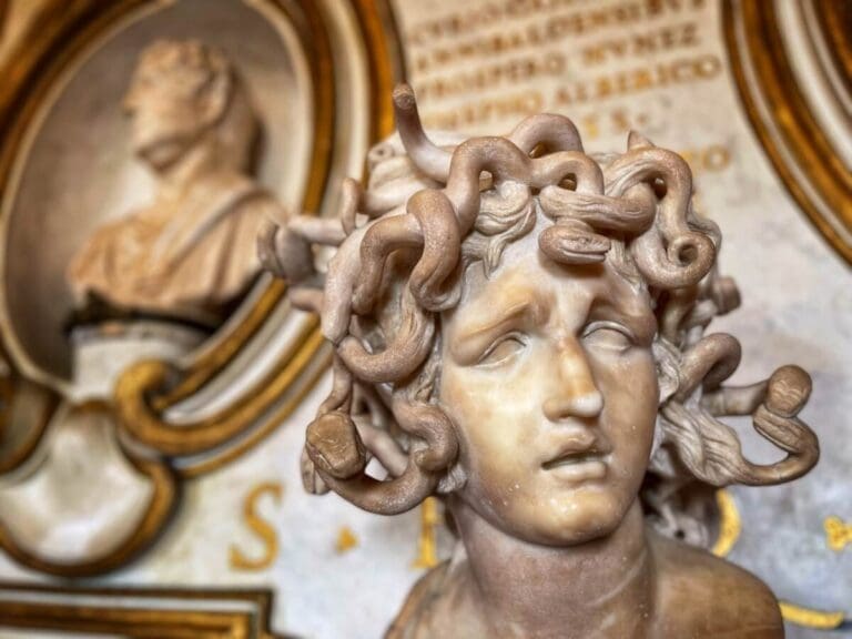 bernini's medusa in the capitoline museums