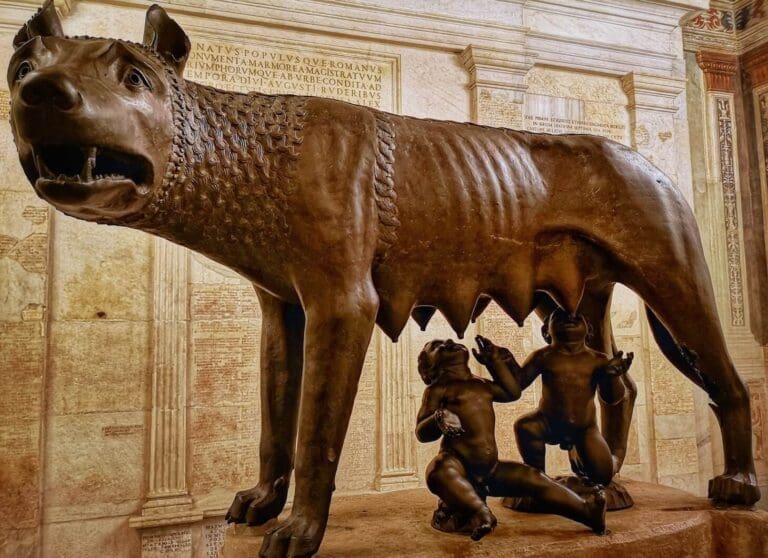 Lupa and Romulus and Remus