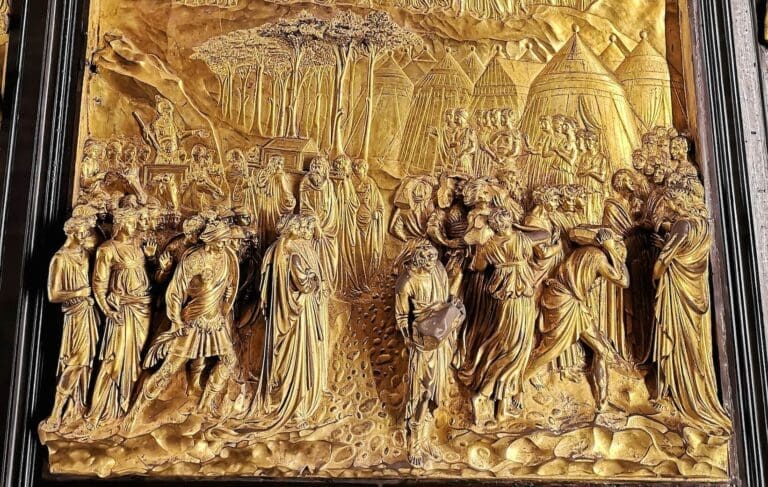 the gates of paradise in florence's museo dell'opera del duomo