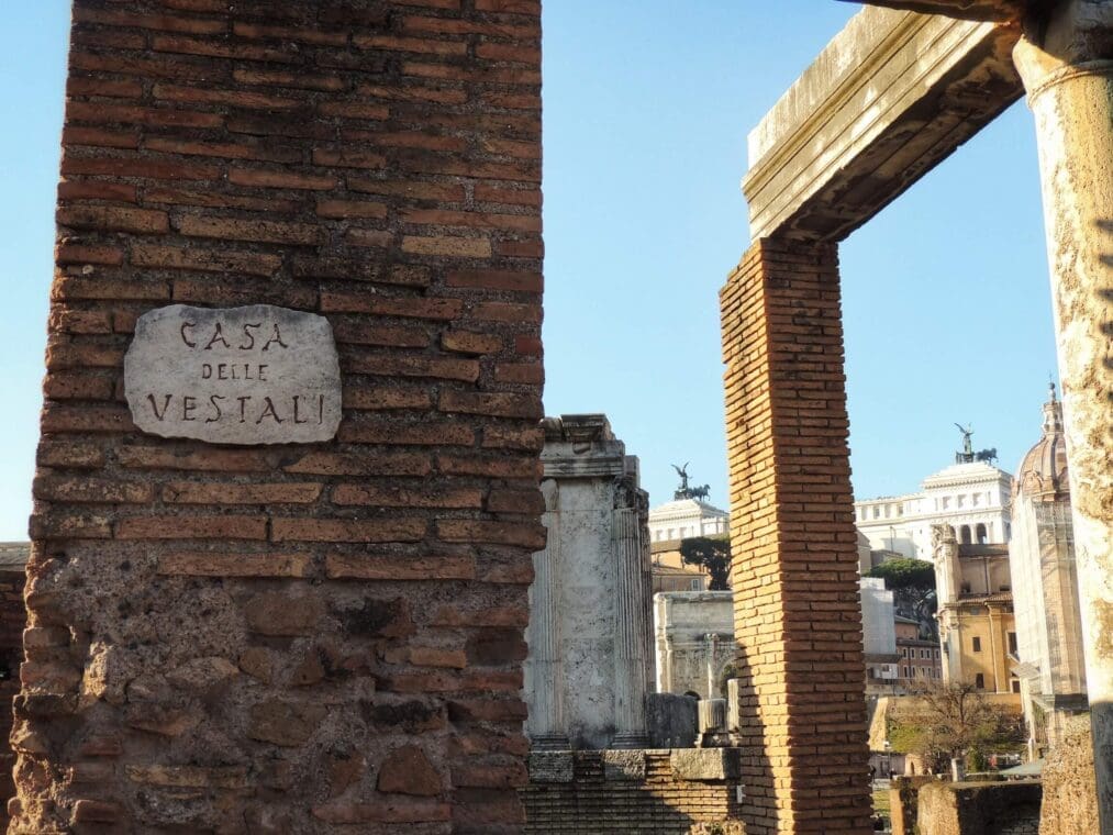 House of the Vestal Virgins in Rome