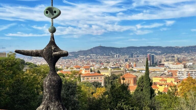 montjuic hill miro museum tour barcelona