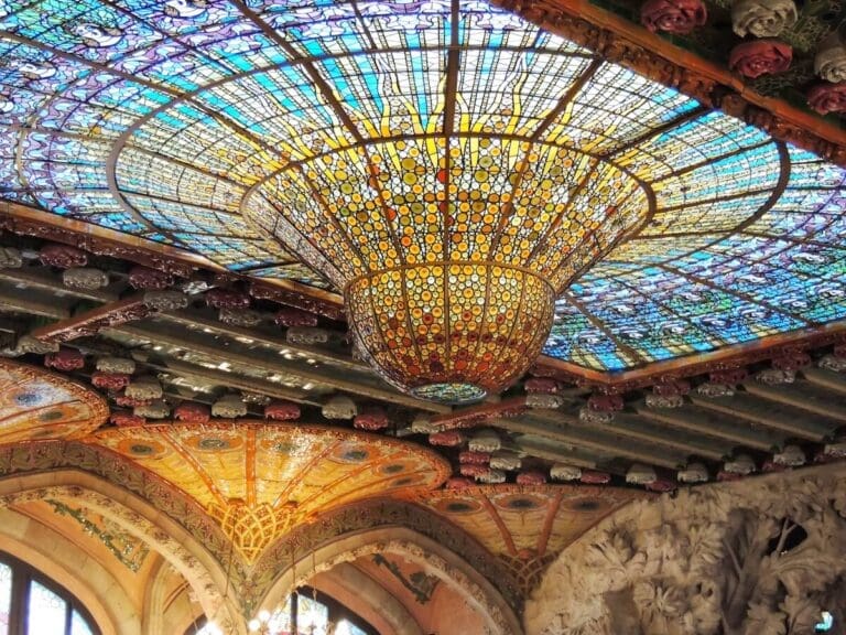 palau musica barcelona skylight