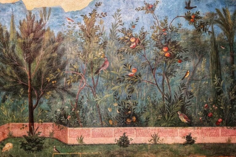 palazzo massimo is home to the magnificent ancient frescoes found in the villa of livia