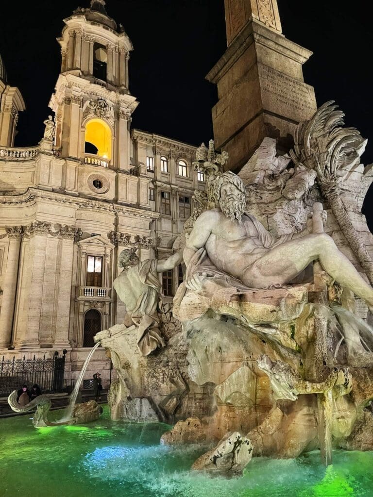 piazza navona at night