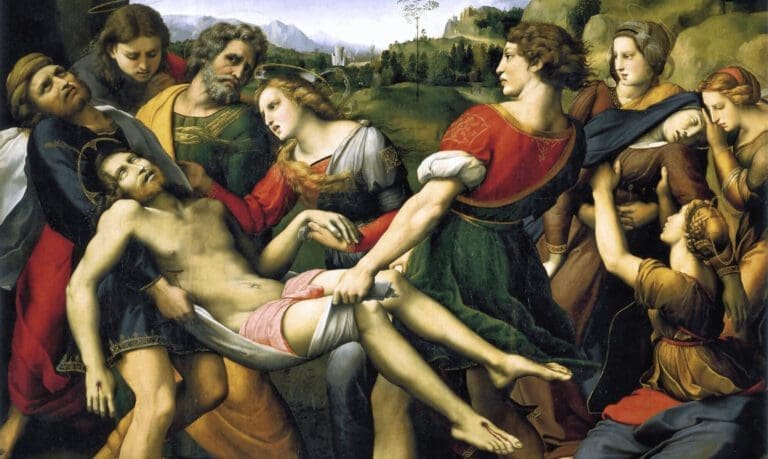 raphael's deposition borghese gallery