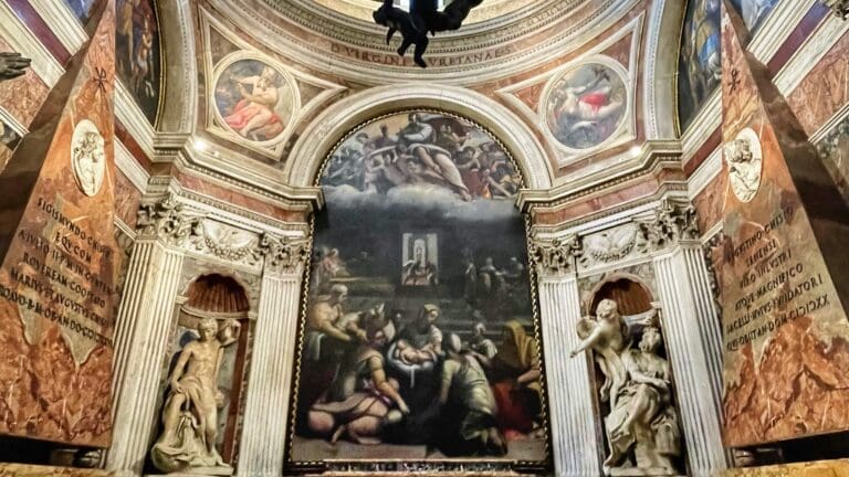 the chigi chapel in santa maria del popolo was designed by raphael