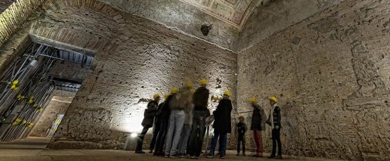 Going underground on a tour of Nero's Golden House