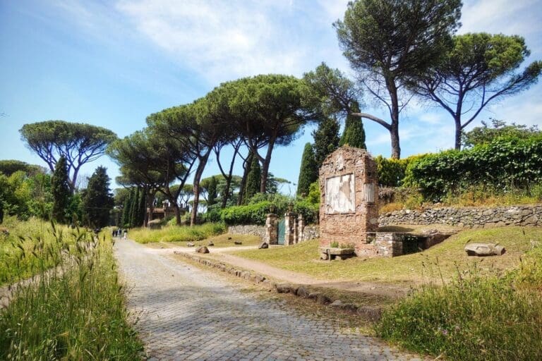 The Appian Way in Rome