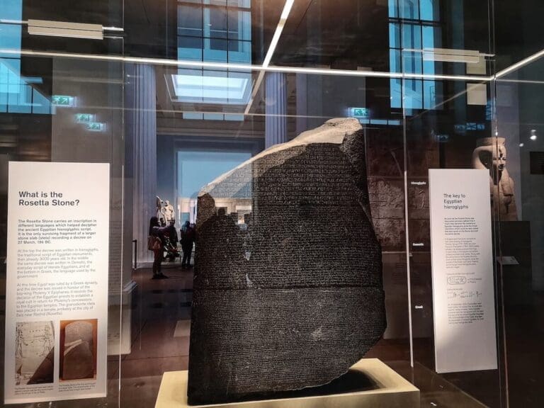 The Rosetta Stone in the british museum
