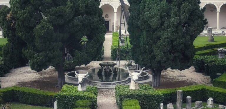 Santa Maria degli Angeli cloister in rome