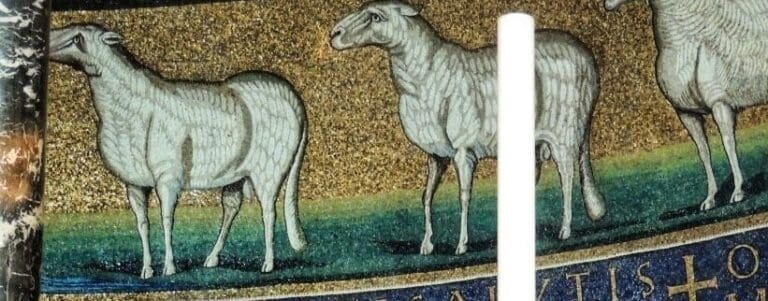 6th century apse mosaics in the church of Santi Cosma e Damiano Rome