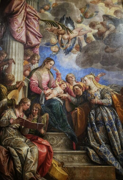 titian's madonna in the accademia in venice