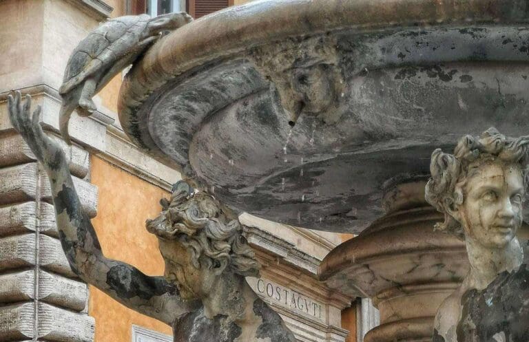 Turtle Fountain Piazza Mattei Rome