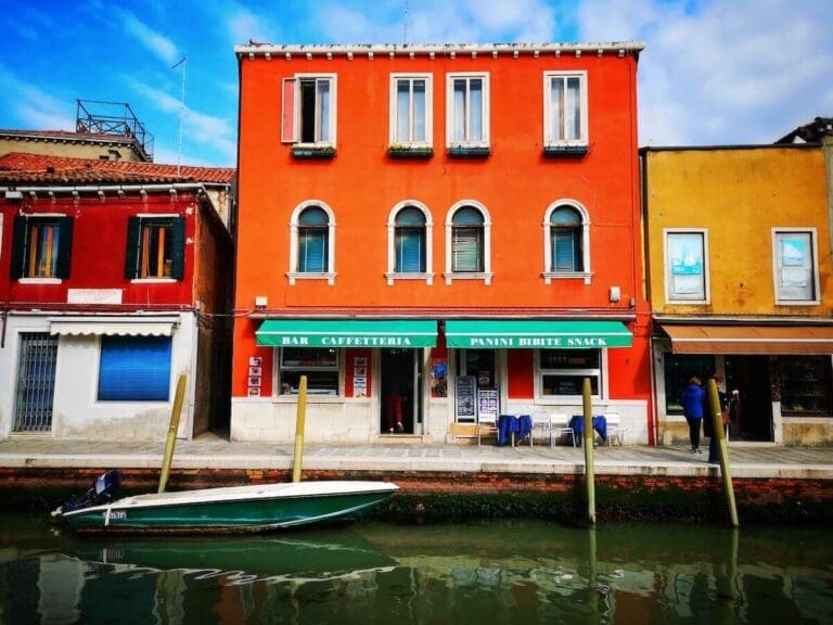 a view of murano island in venice