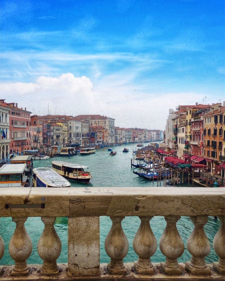 a view from rialto bridge