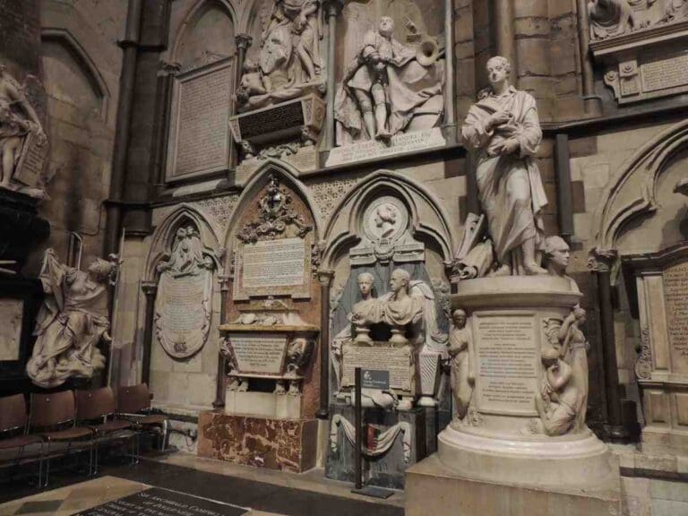 poet's corner in westminster abbey