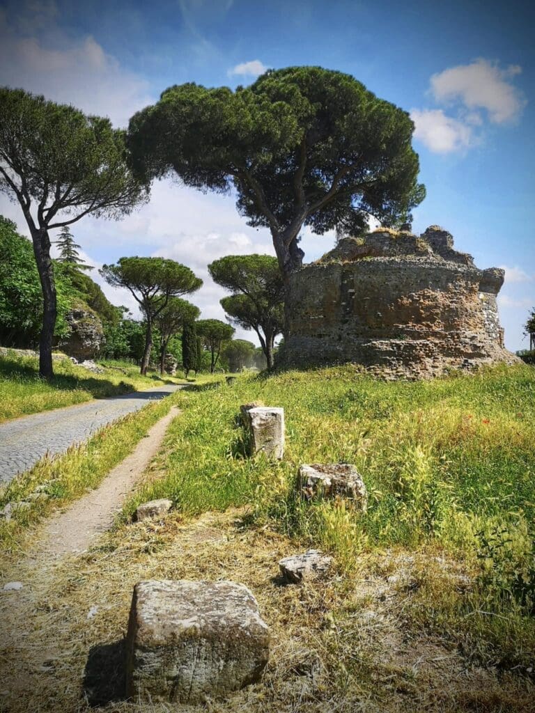 the appian way in rome