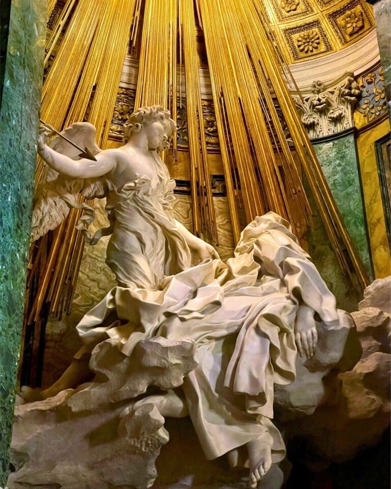 bernini's saint teresa in santa maria della vittoria in rome