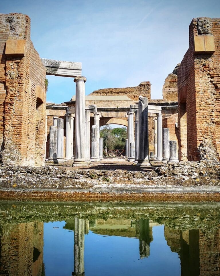 the maritime theater in tivoli's hadrian's villa