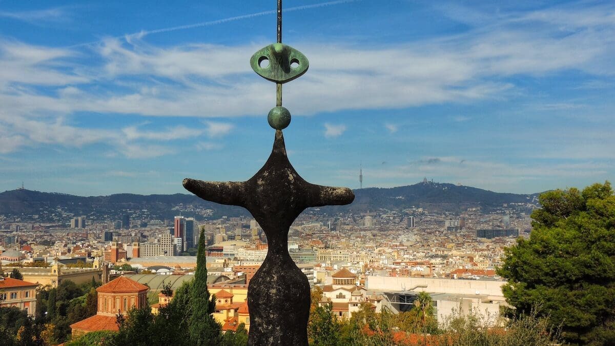 montjuic hill miro museum tour barcelona