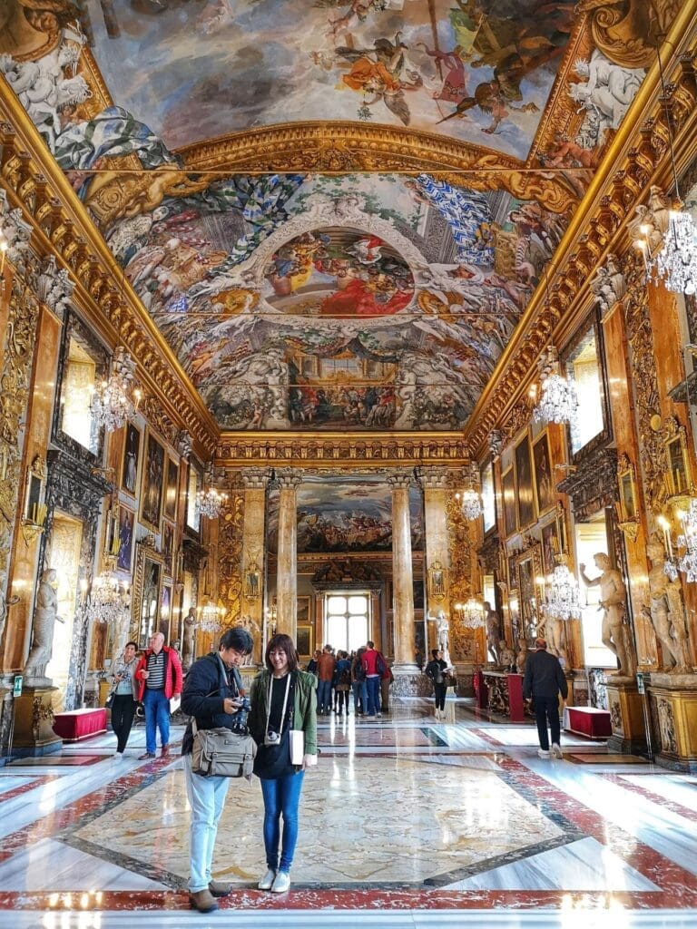 the great hall in palazzo colonna rome