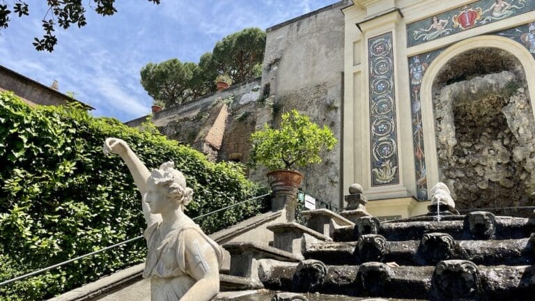 the gardens of the palazzo colonna
