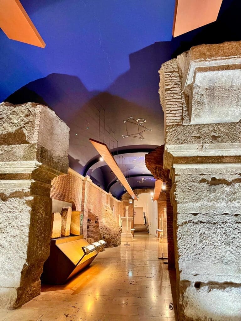 the tabularium in the capitoline museums