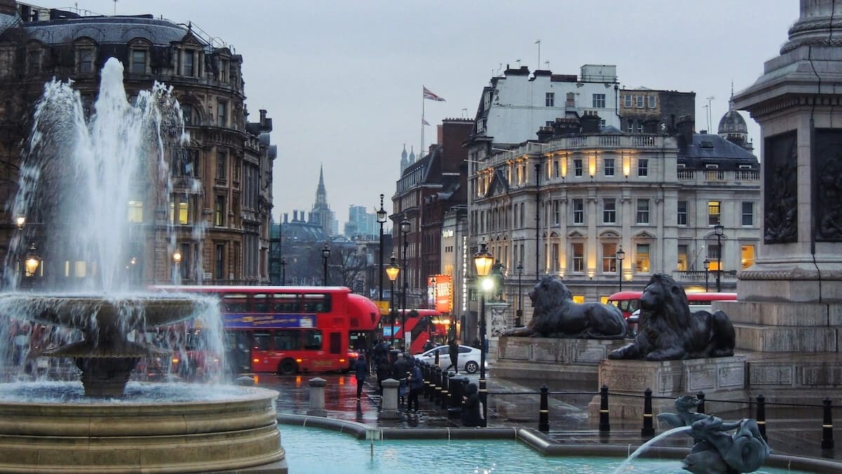Fountain at Trafalgar Square