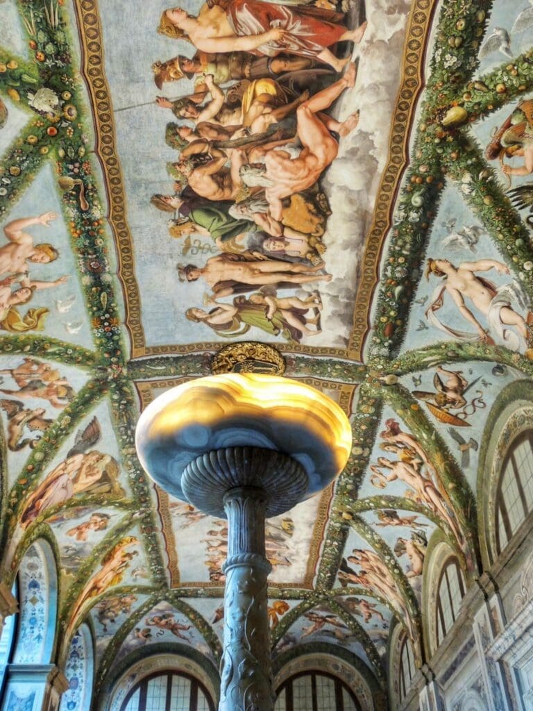 the villa farnesina in rome, loggia of cupid and psyche